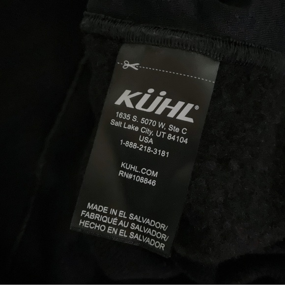 KUHL Interceptr Full Zip Fleece Jacket XL Black Outdoor Performance - Picture 12 of 13